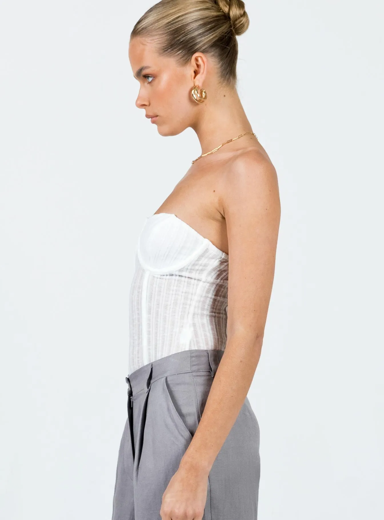 Jacques Bodysuit Ivory Essential Basic Cool Men