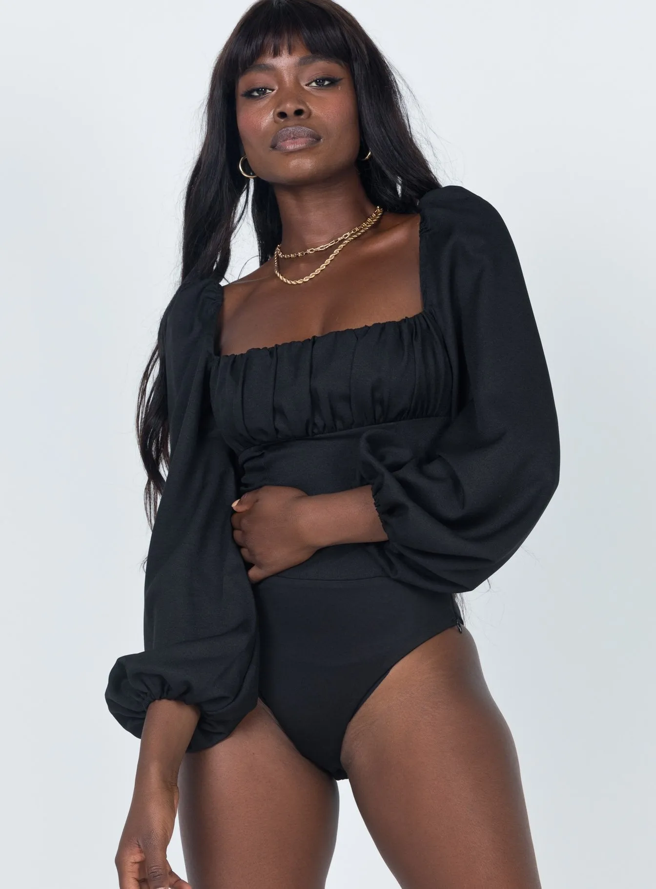 Soft Party Laura Bodysuit Black
