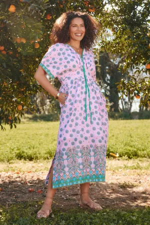 Selma Kimono Dress in Shalimar Plus Fit