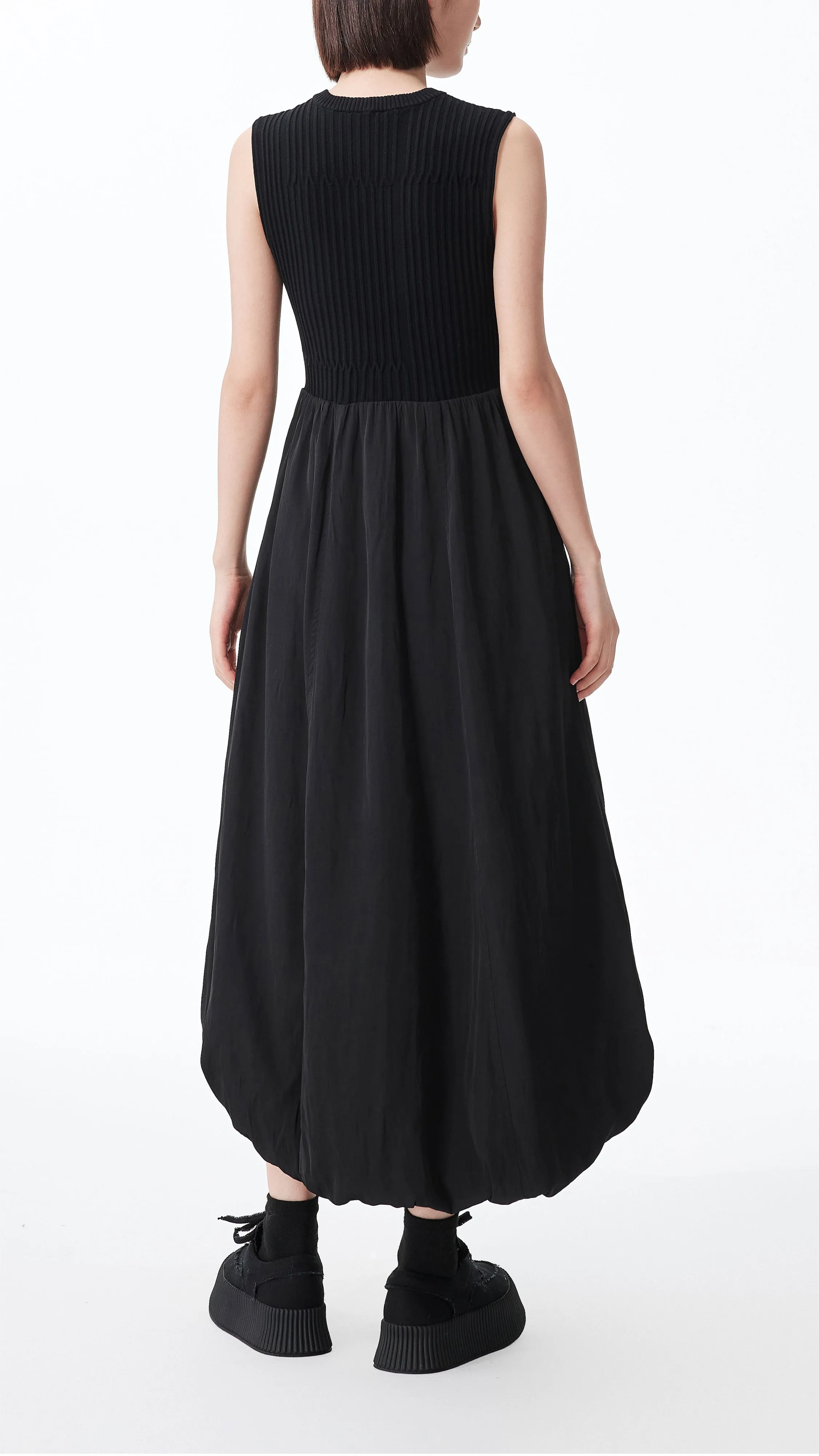 Balloon Shape Dress Jump Core Resort Mood