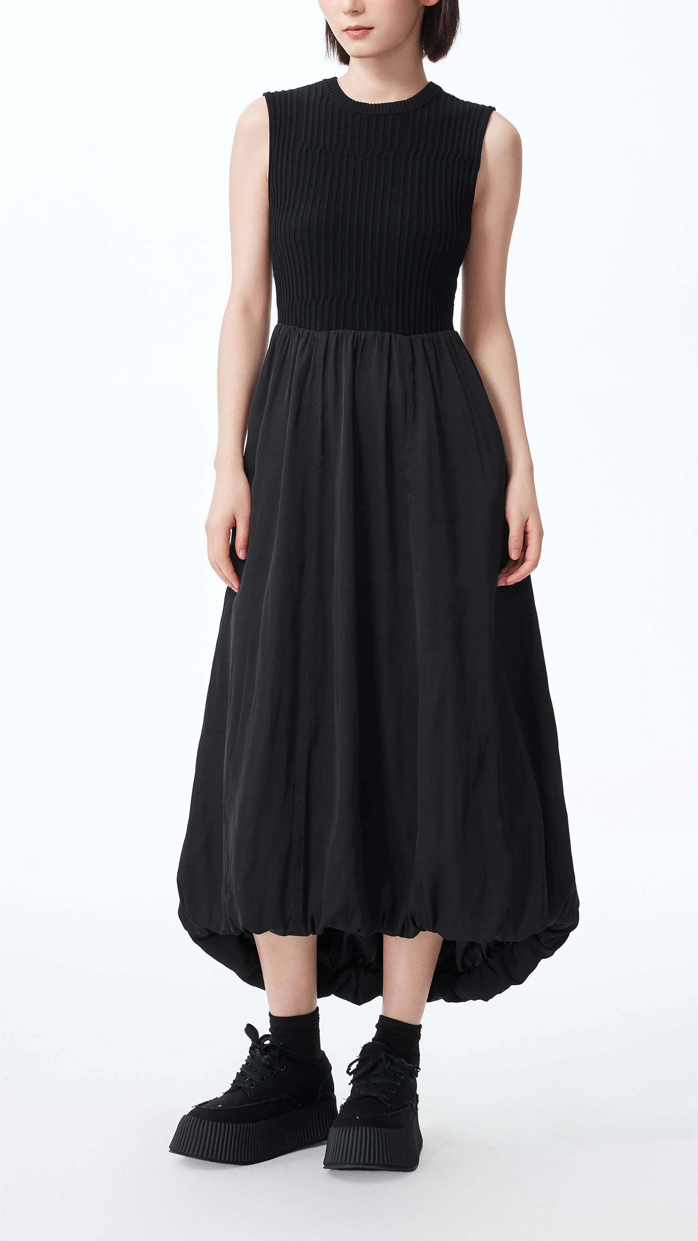 Balloon Shape Dress Star Soul SlipResistantHem