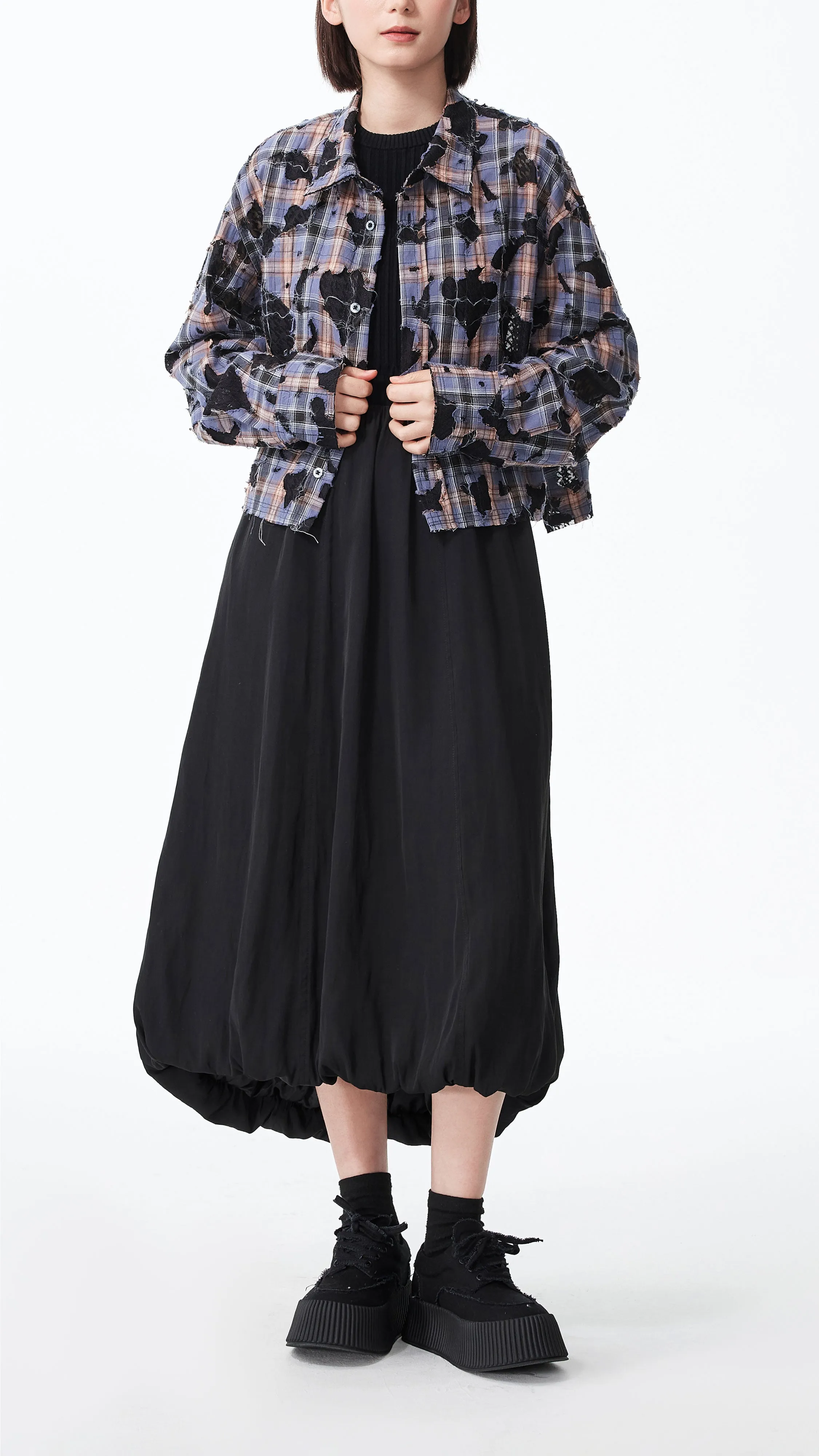 Balloon Shape Dress Virtual Fit