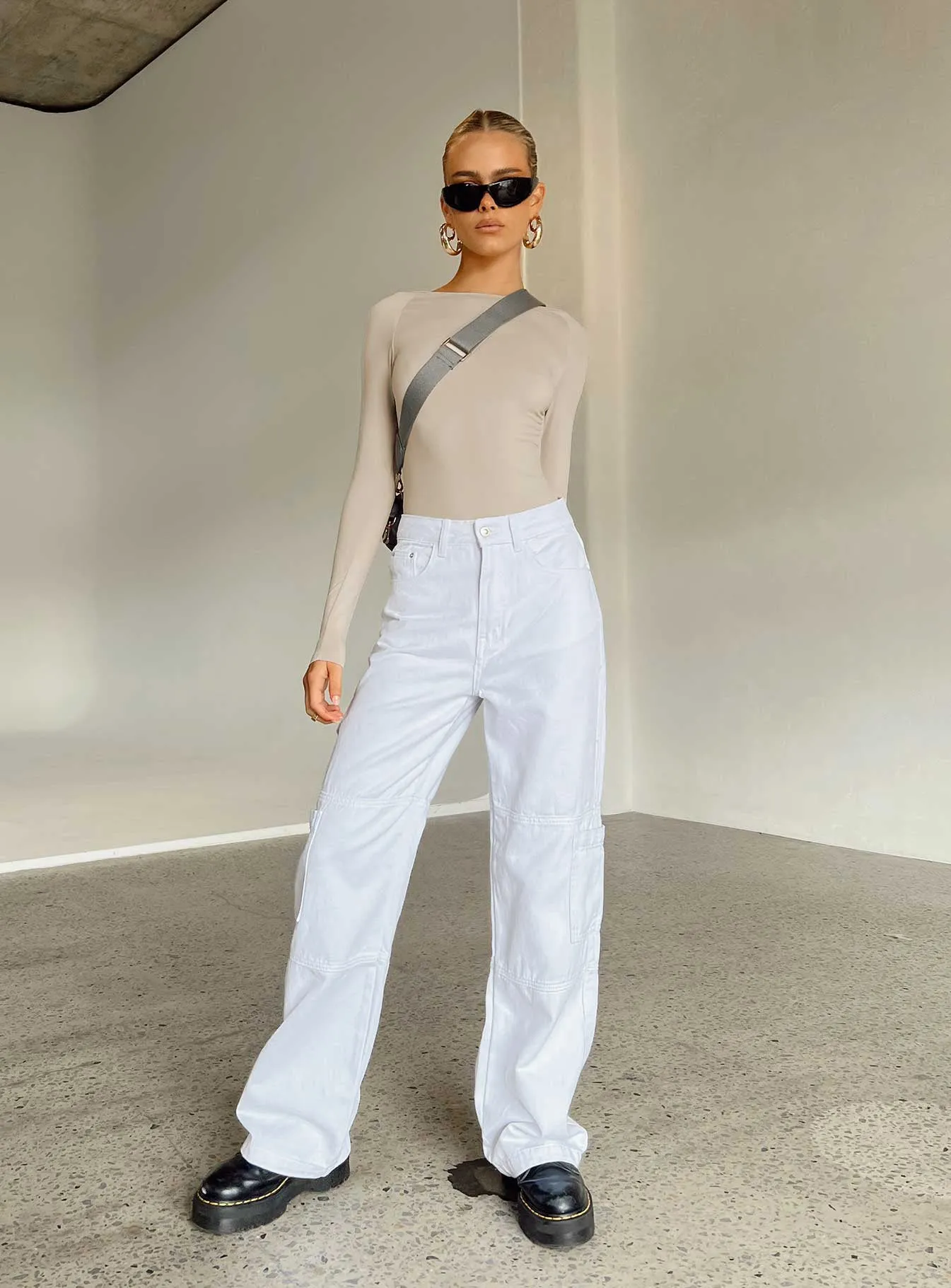 Modern Outdoor Gatewood Long Sleeve Bodysuit Bone