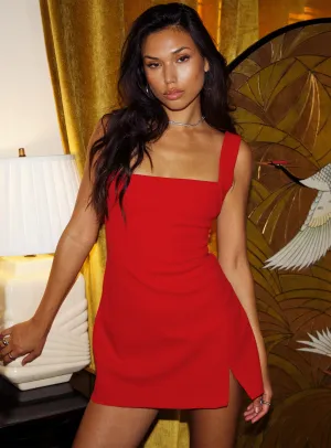 Bombshell Mini Dress Red City Star