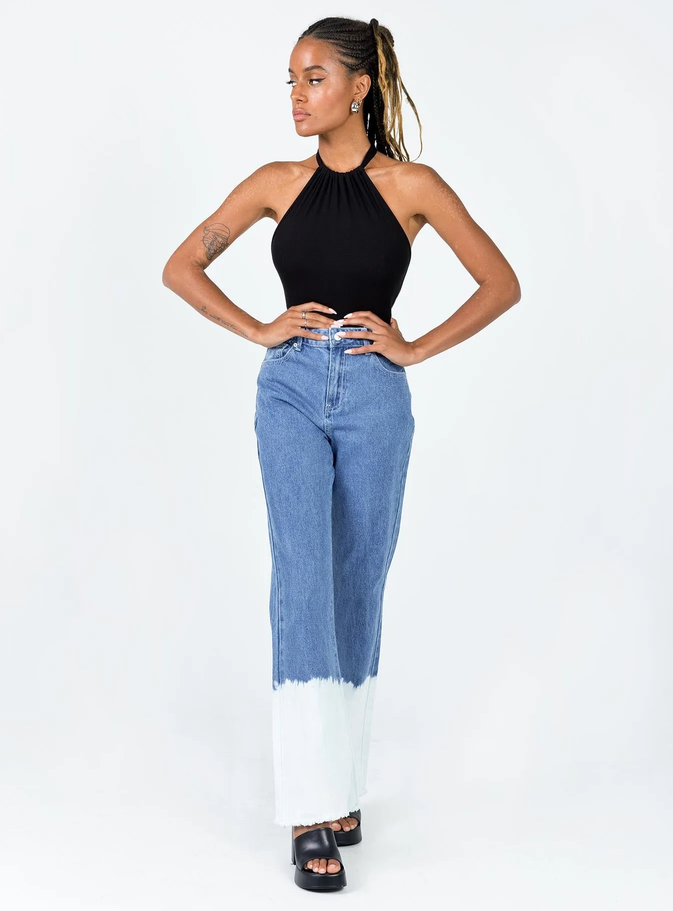 Breathable Feel Festival Outfit Urban Explorer Myrtle Mid Slouch Denim Jeans