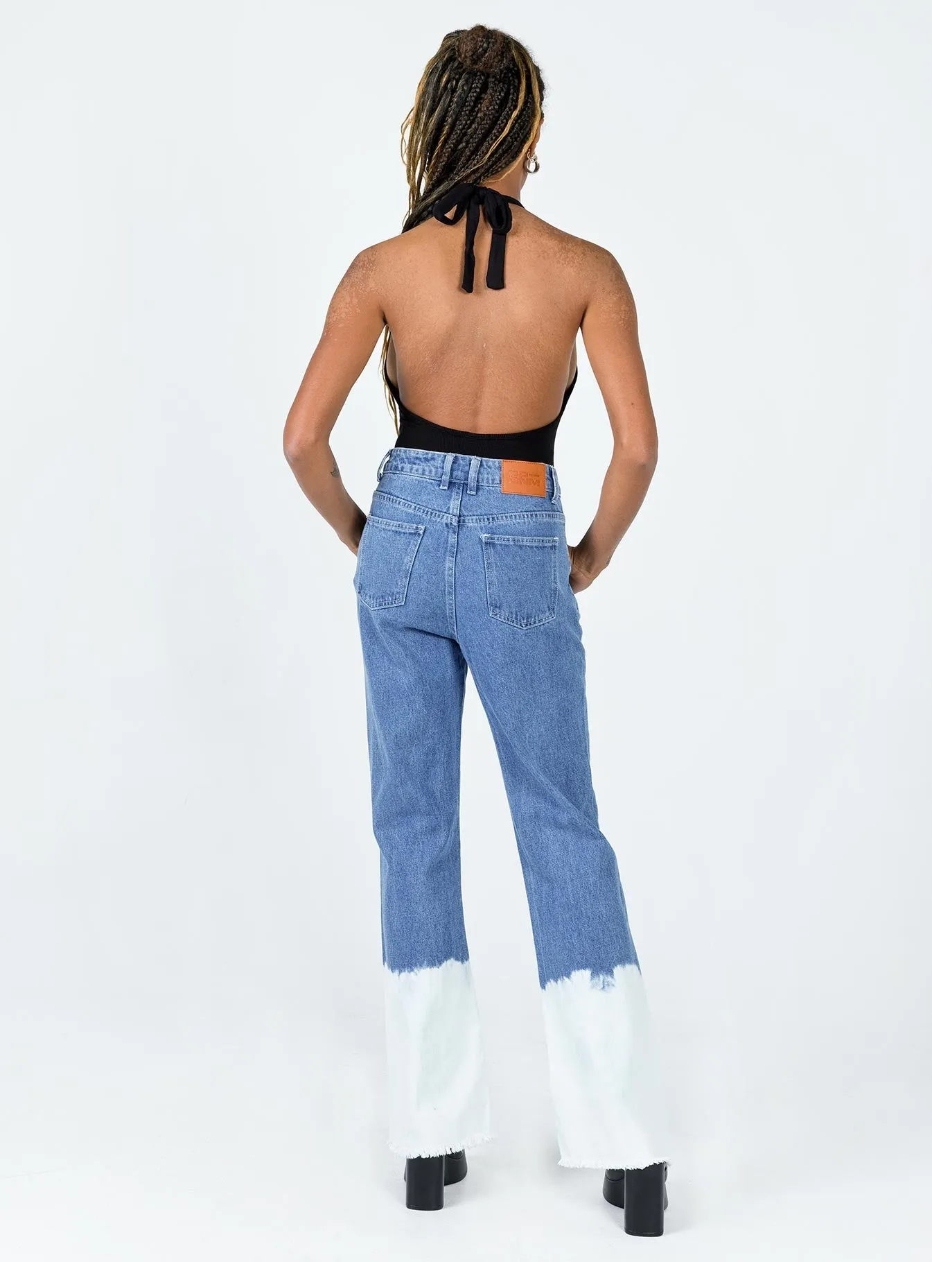 Trend Setter Road Trip Casual Myrtle Mid Slouch Denim Jeans