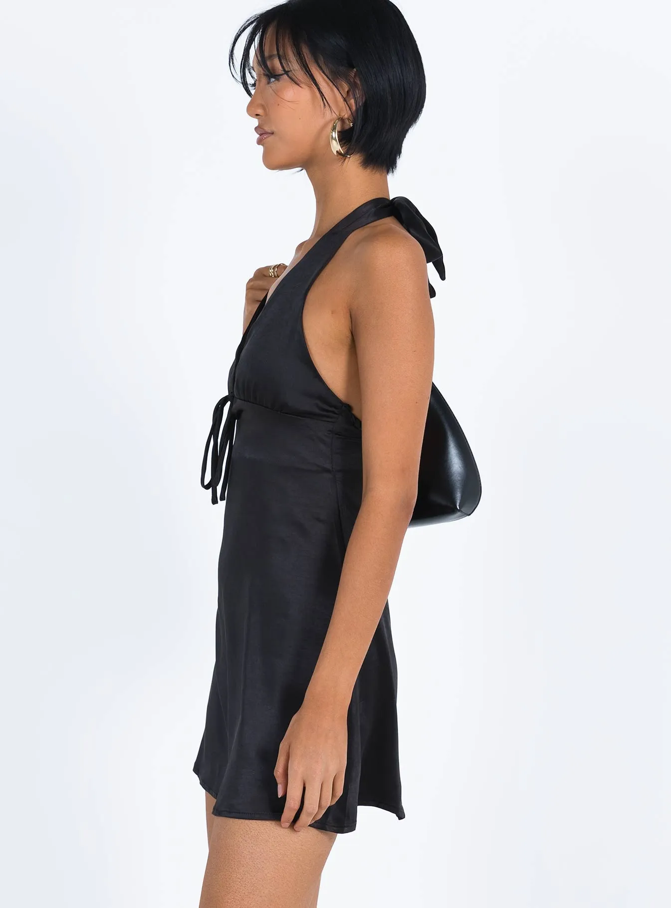 Lanier Mini Dress Black Tall Pop Light Fun Twist
