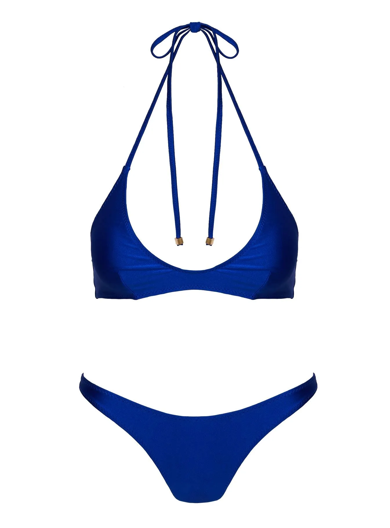 Love Letters High Cut Cheeky Bikini Bottoms Monday Blues Rash Free Fabric Wrinkle Resistant Material