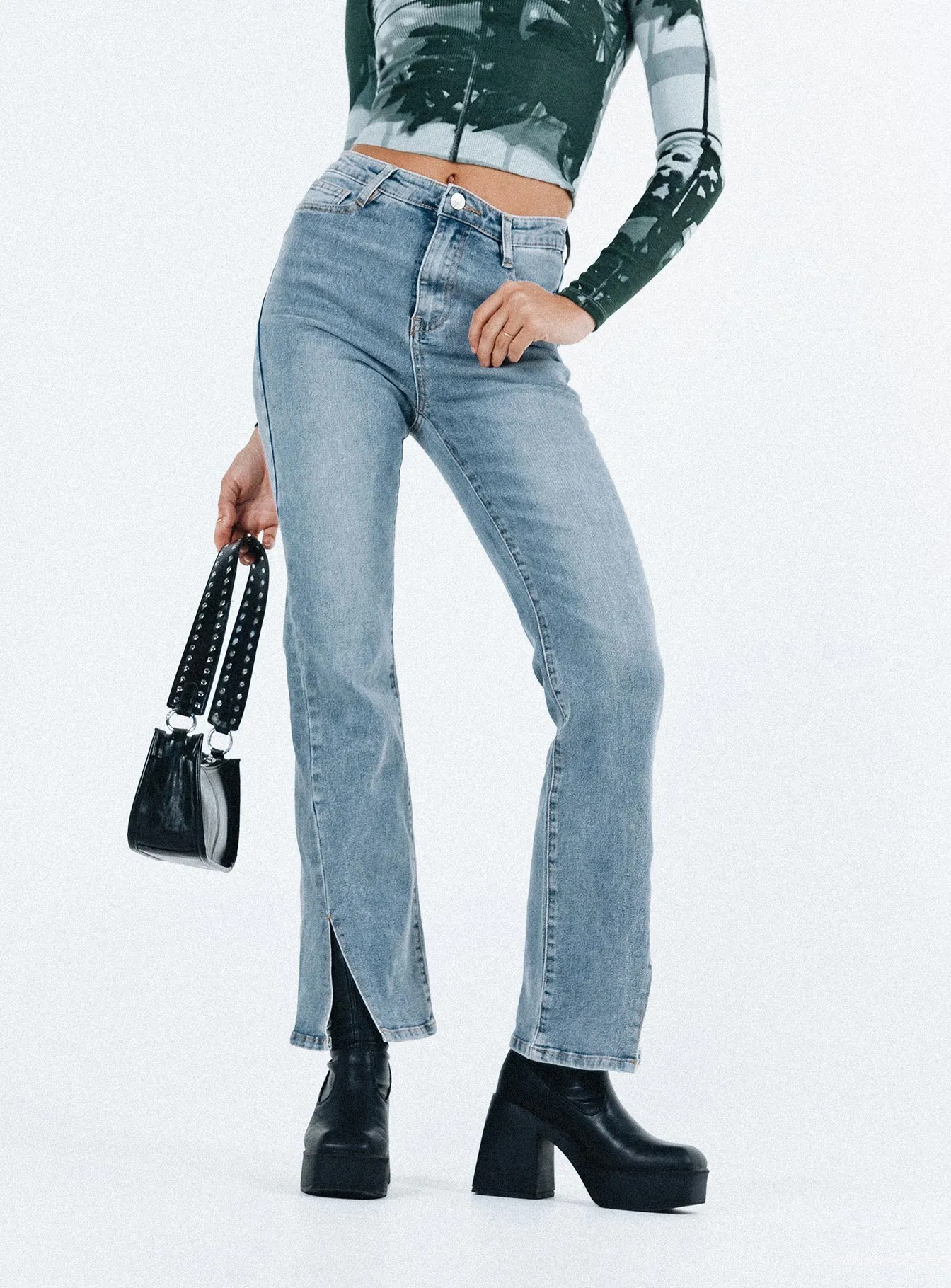 Trend Setter Trendy Premium Keels Flare Denim Jeans