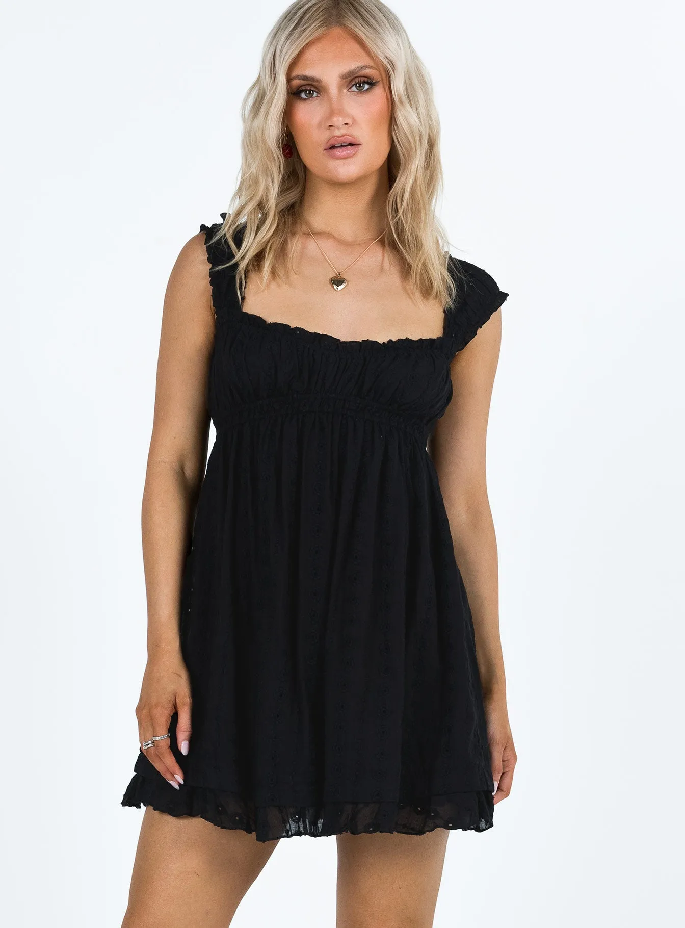 Carlita Mini Dress Black On Trend Style Fashion Rebel