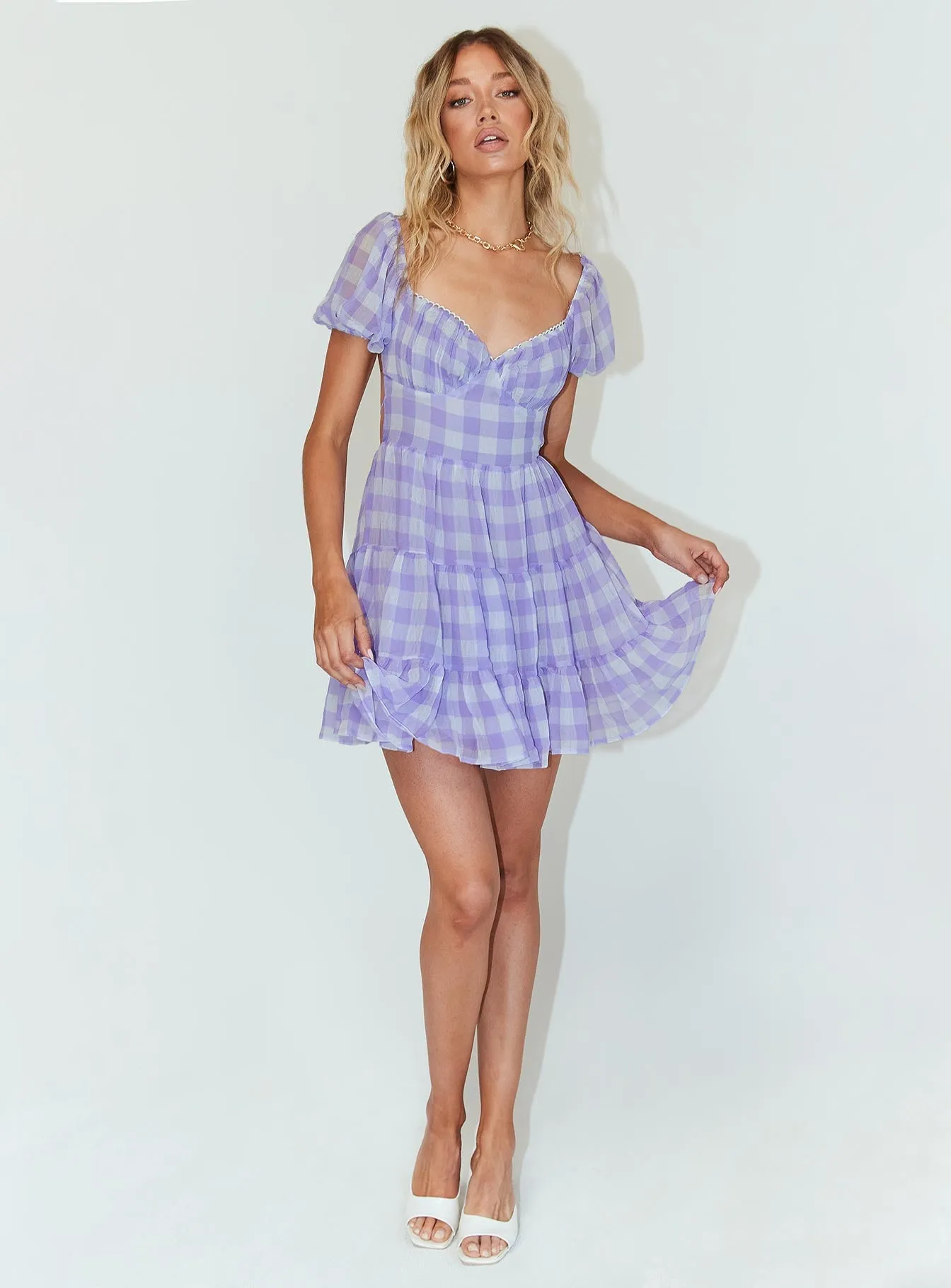 Danny Mini Dress Lilac Temperature Regulating Urban Style Wear