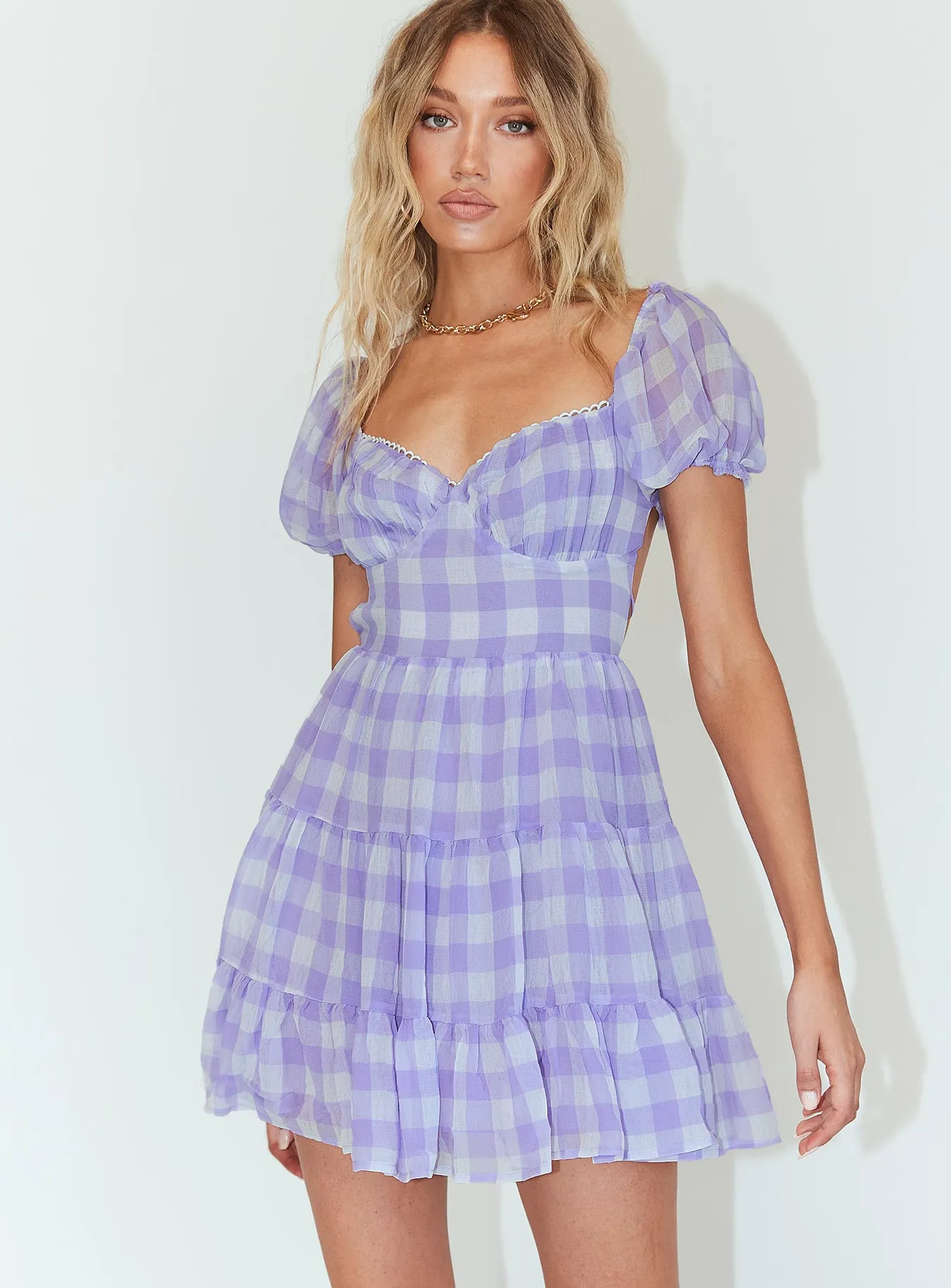 Fast Life Danny Mini Dress Lilac