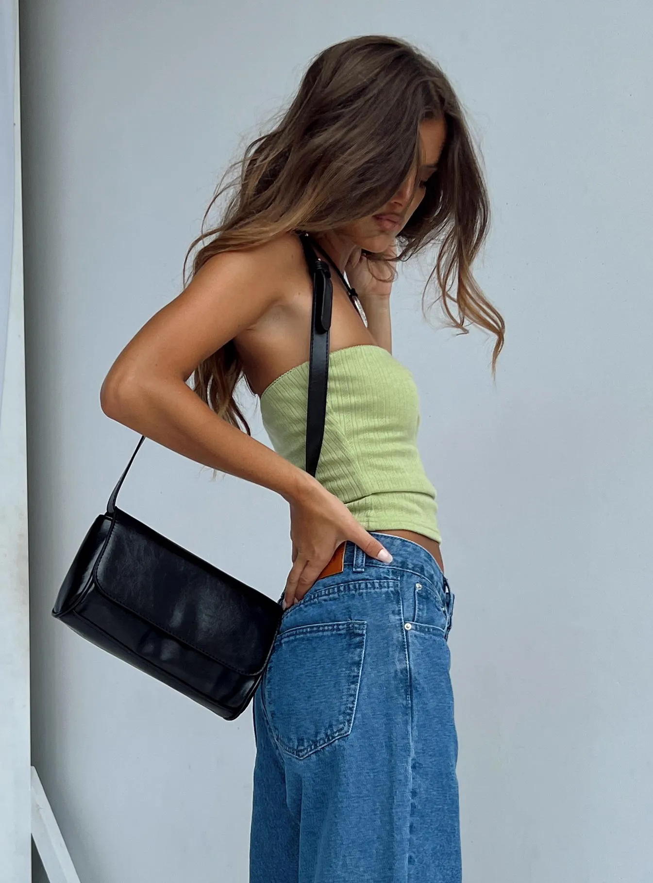 Flexible Design Tari Tube Top Green