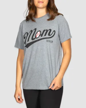 QuickPackable Design Glow Up Baseball Mom - Warm-up Tee