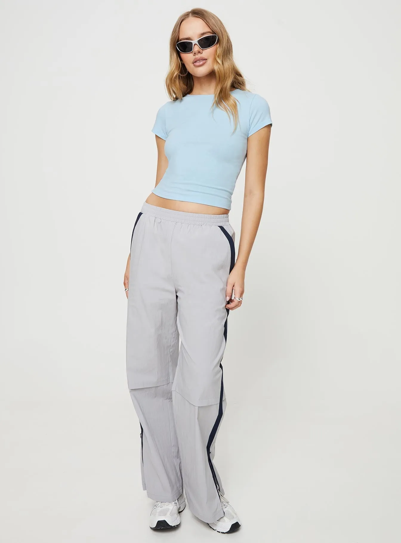 Lex Top Sky Blue Sustainable Dye Process Bohemian style