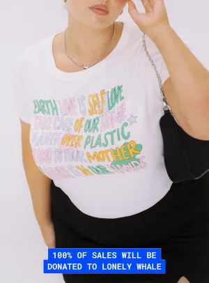 Versatile Fashion Organic Be Kind Charity Baby Tee Cream Curve