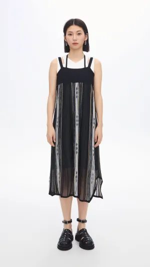 Antistatic Pattern Knit Dress