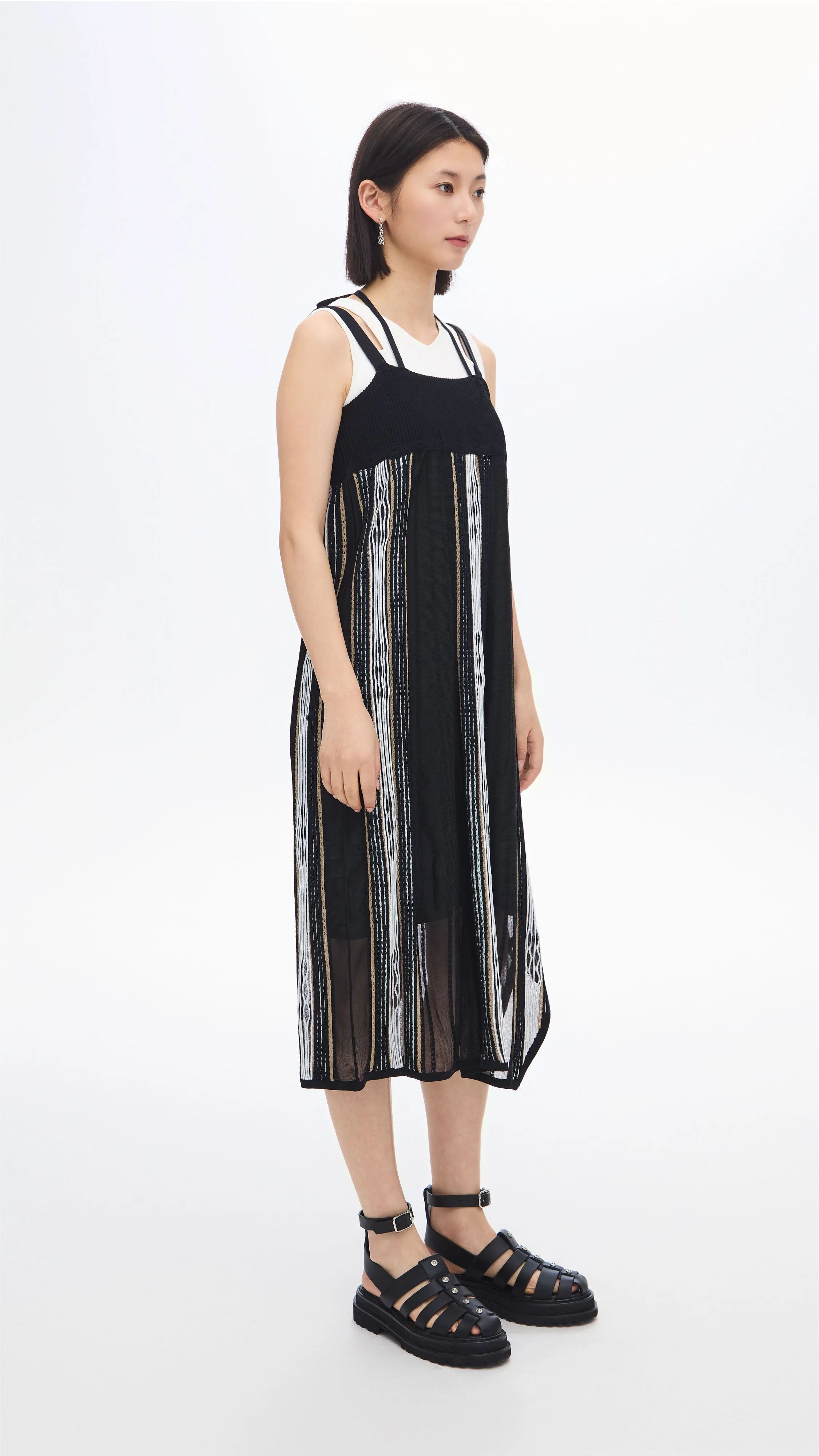 Pattern Knit Dress EcoFriendly Textiles