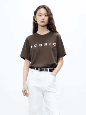 ICONIC Print Cotton T-shirt Casual Comfort Wear