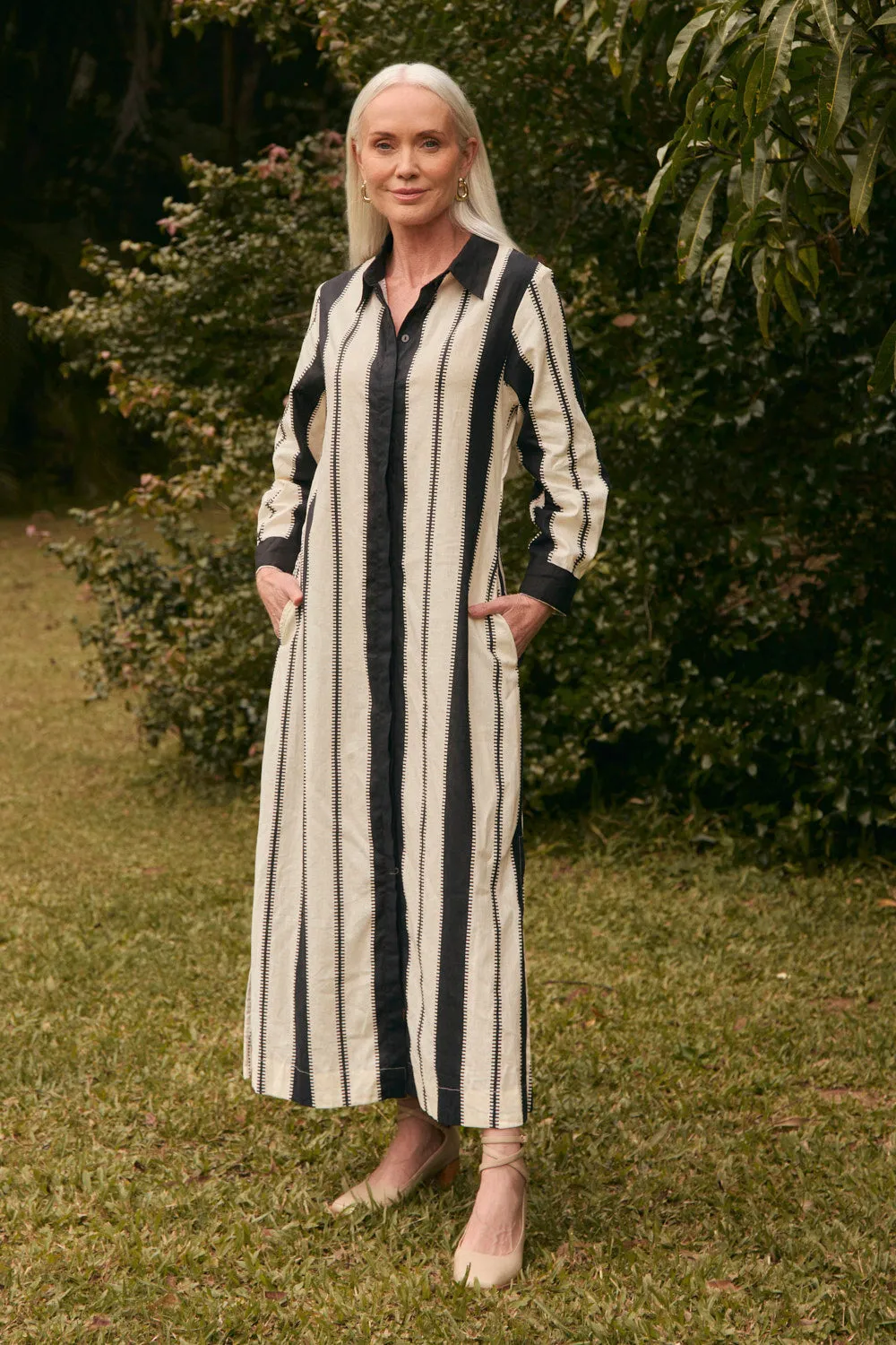 Classy Look Gracie Long Sleeve Dress in Shibuya
