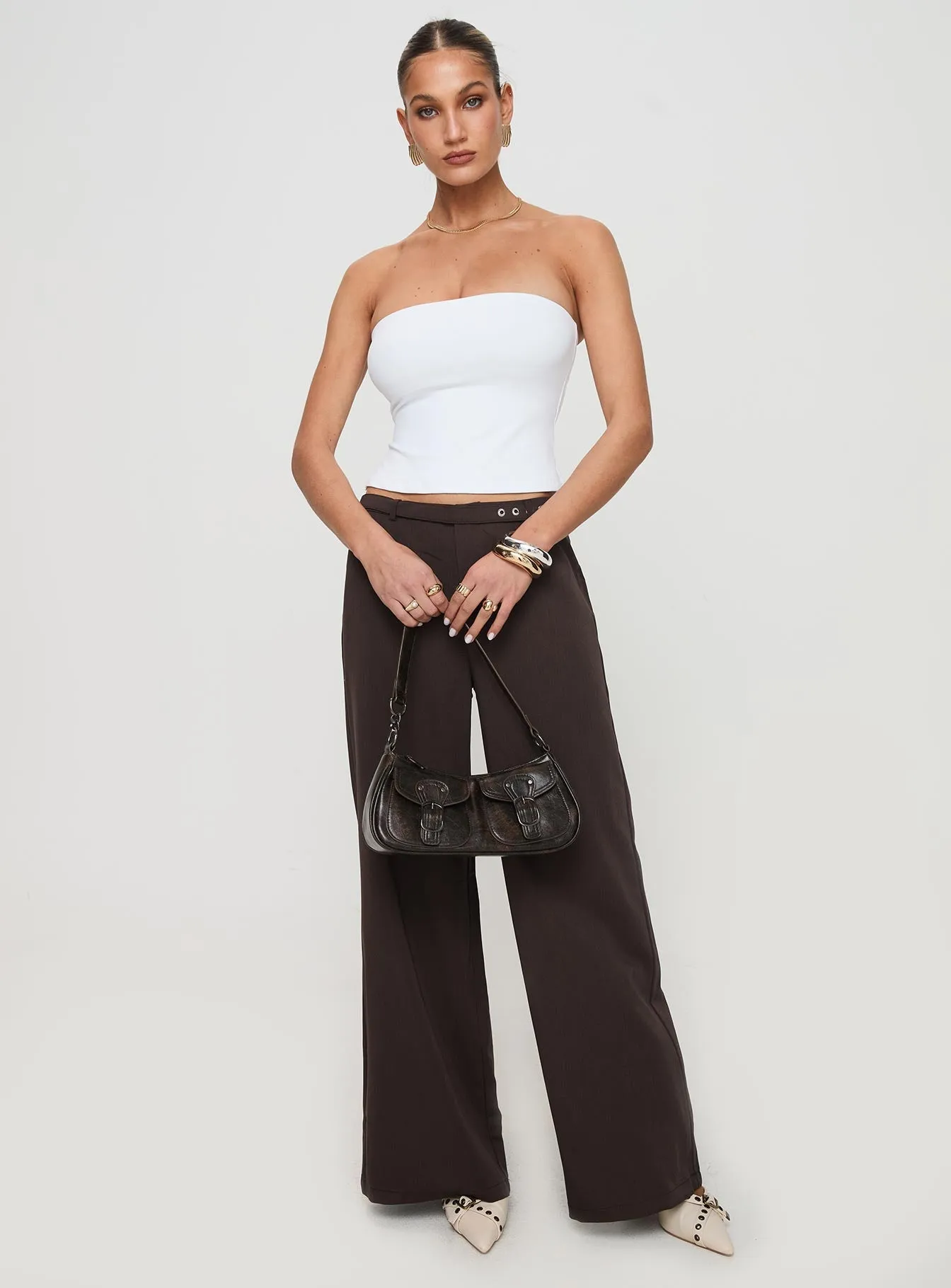 Aurorah Strapless Top White Outdoor Apparel MinimalistCut