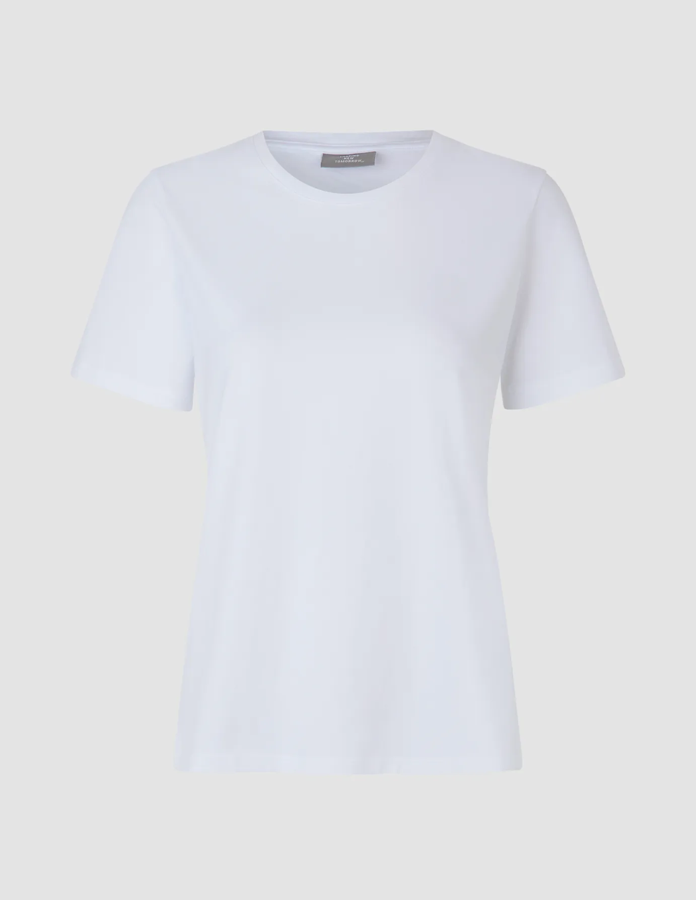Supima Autograph T-shirt White Green Fit StretchFit