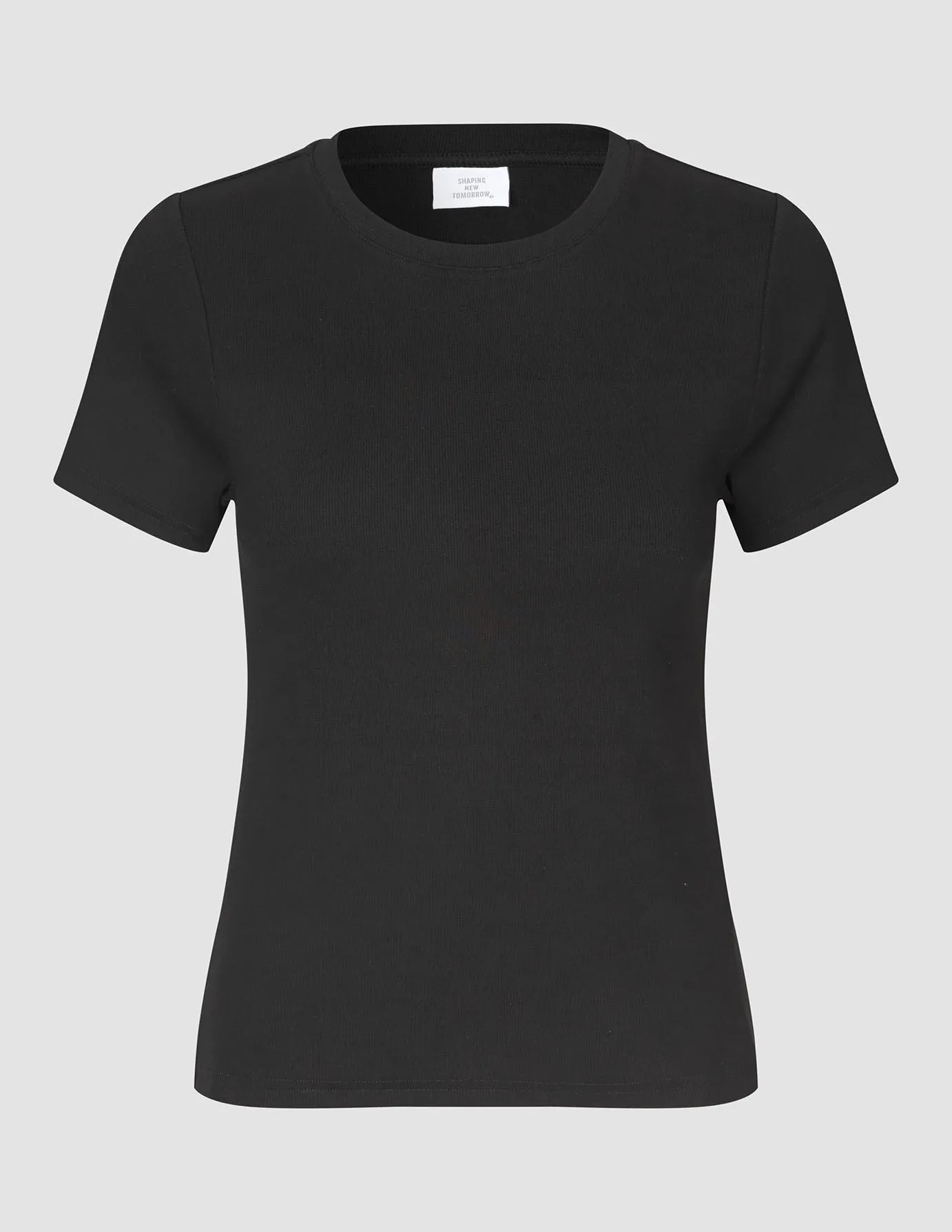 Rib T-Shirt Black Summer Air ShockAbsorbent Padding