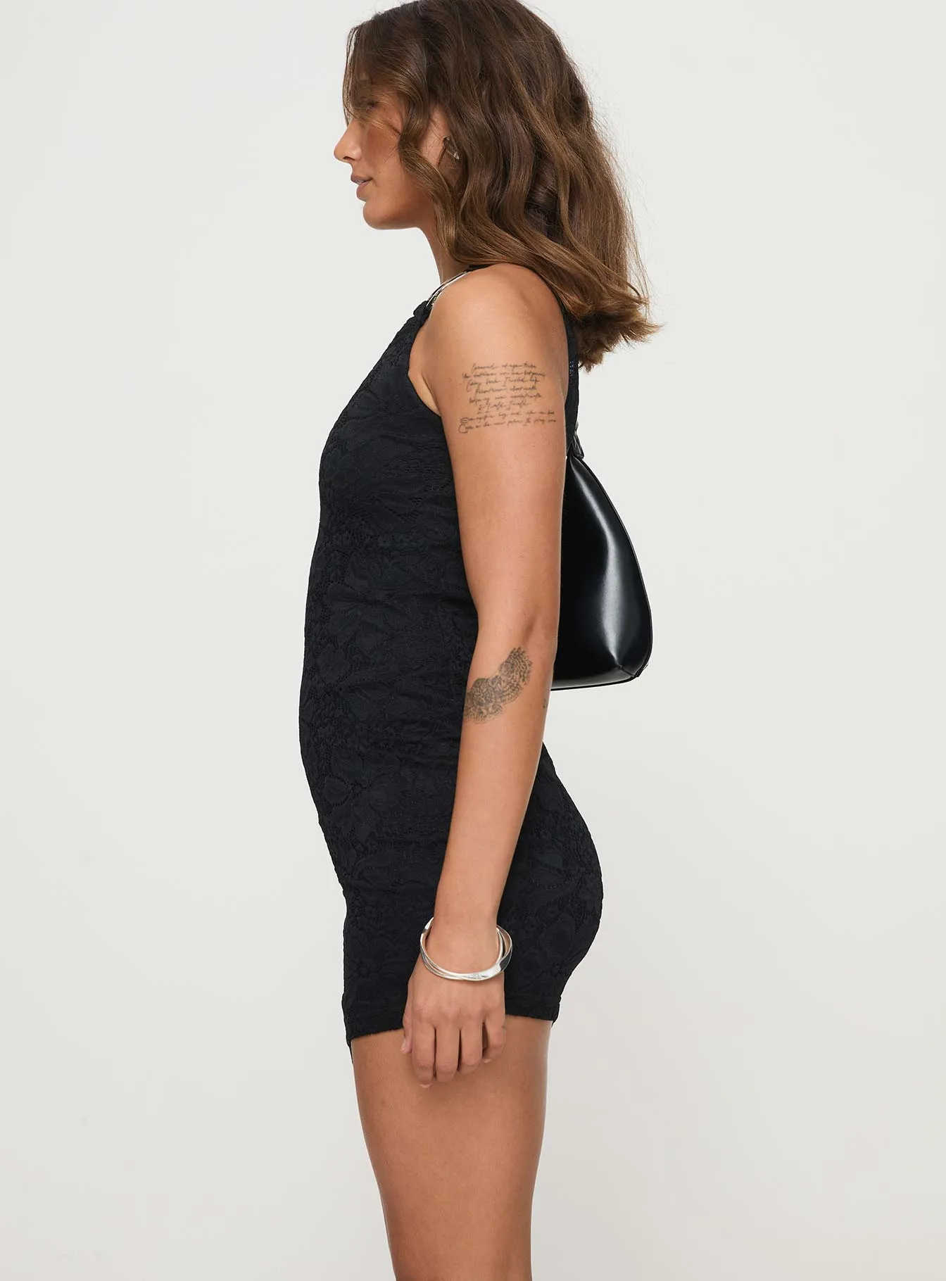 Toomba Lace Mini Dress Black Chic Wear