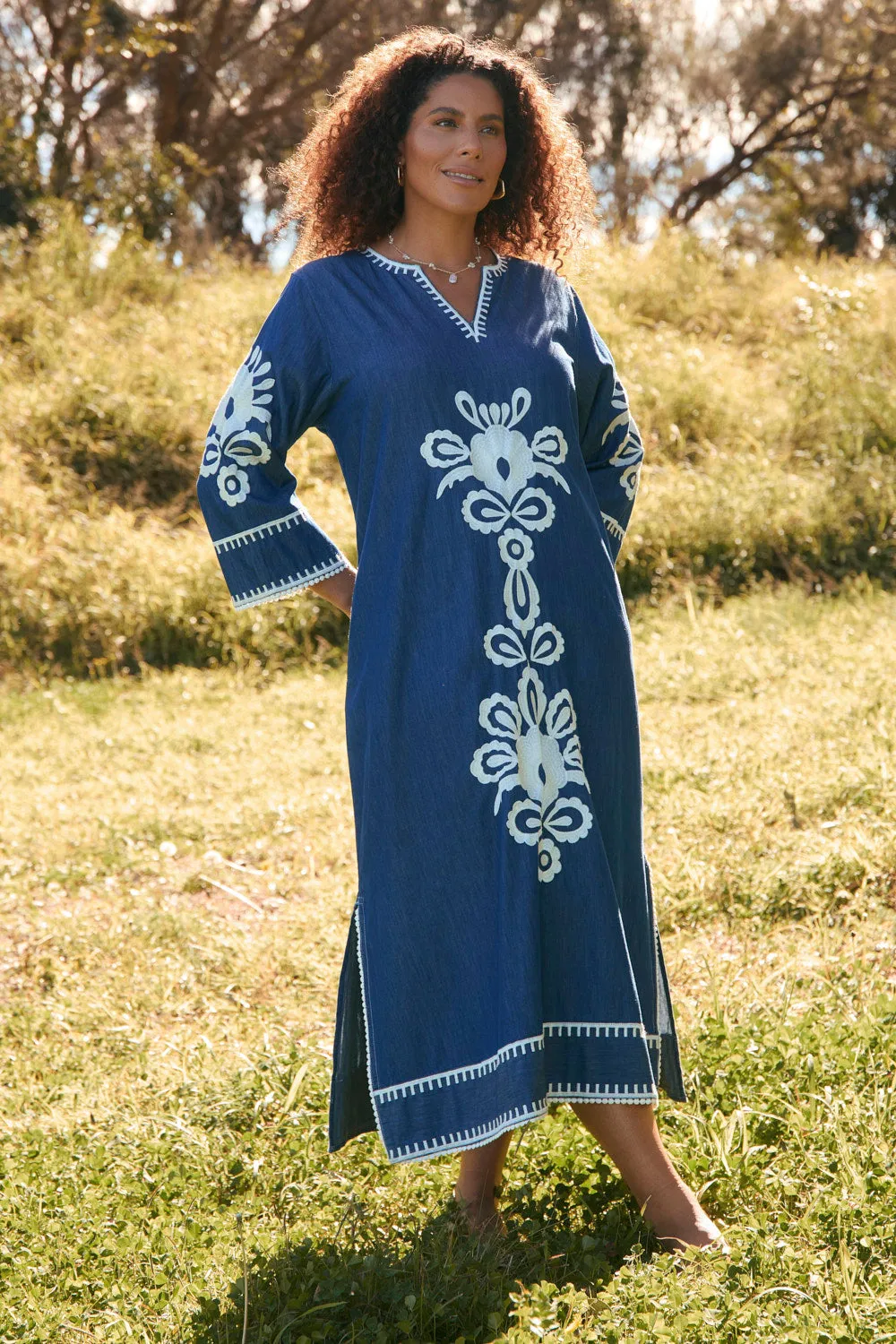 Velvet Smooth Stylish semi-formal dress Sofia Bell Sleeve Dress in Quebec