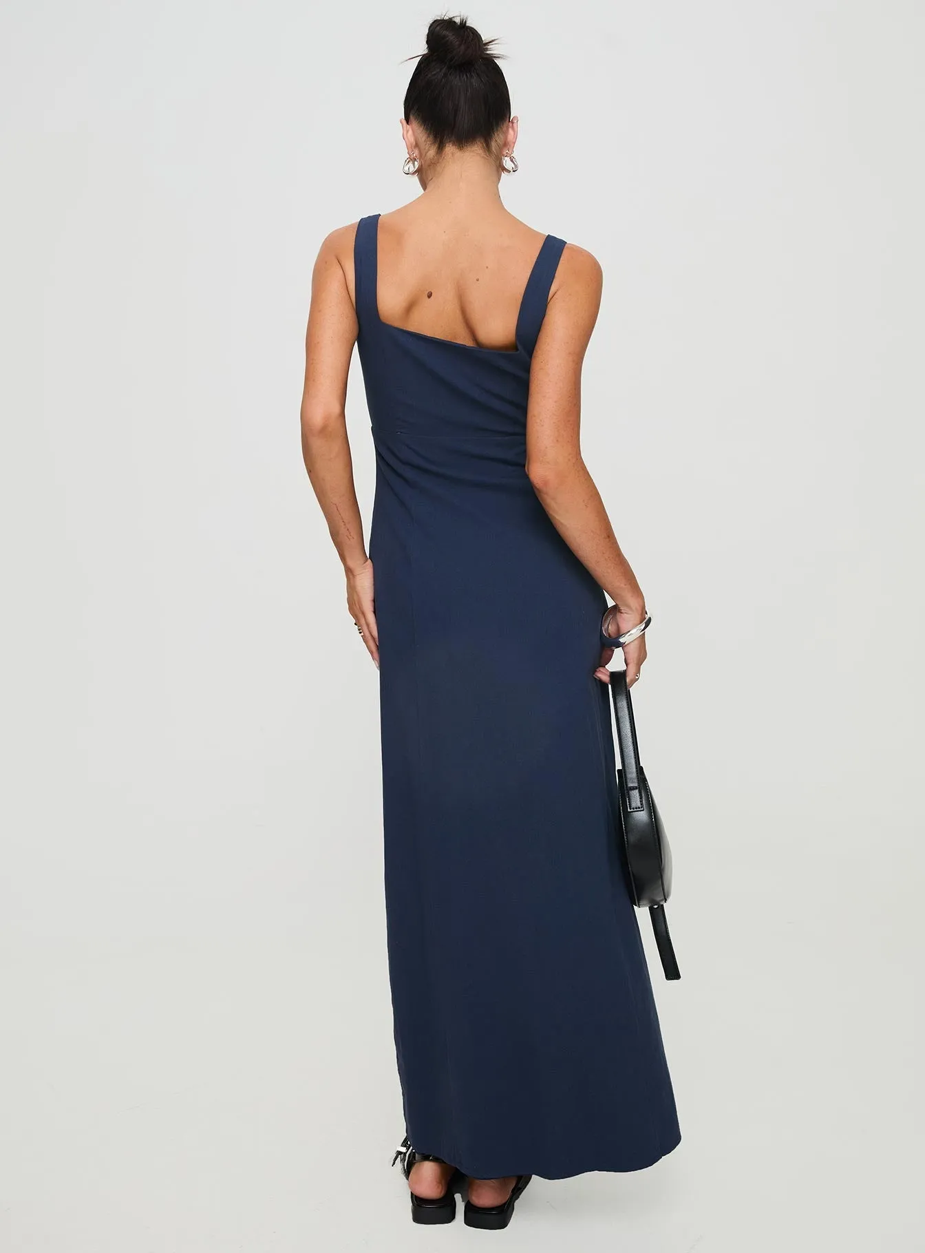 Vaugn Maxi Dress Navy Coastal Chic Maple View