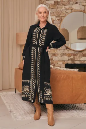 Valley Path Everyday Smart Abbey Shirt Dress in Baroque