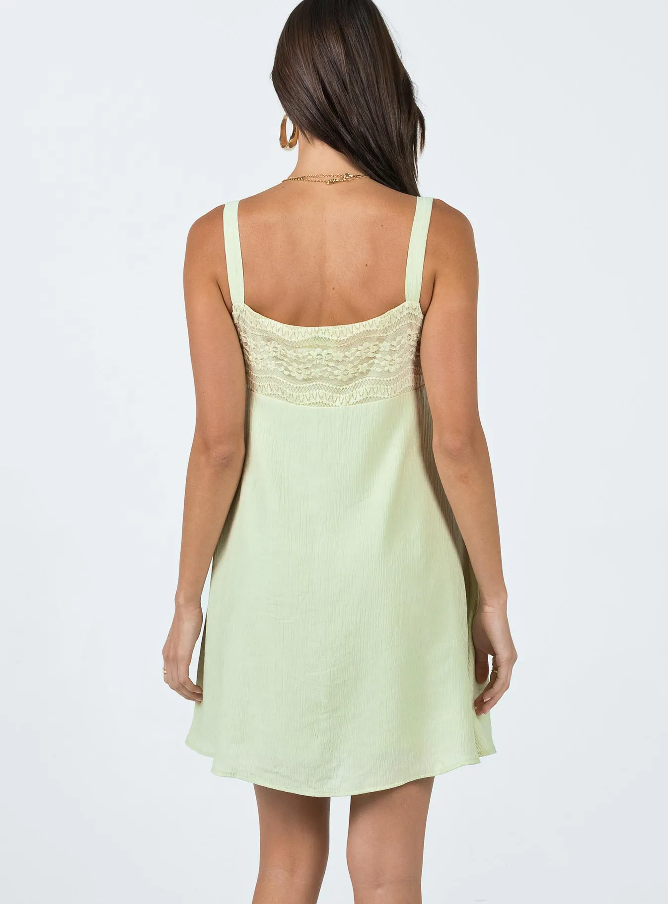Elegant short formal gown Laci Mini Dress Sage