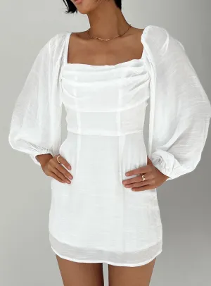 Bright Pop Warra Mini Dress White