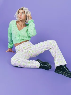Travel Outfit Student Outfit Lightweight The Ragged Priest Trail Denim Jeans Green Check