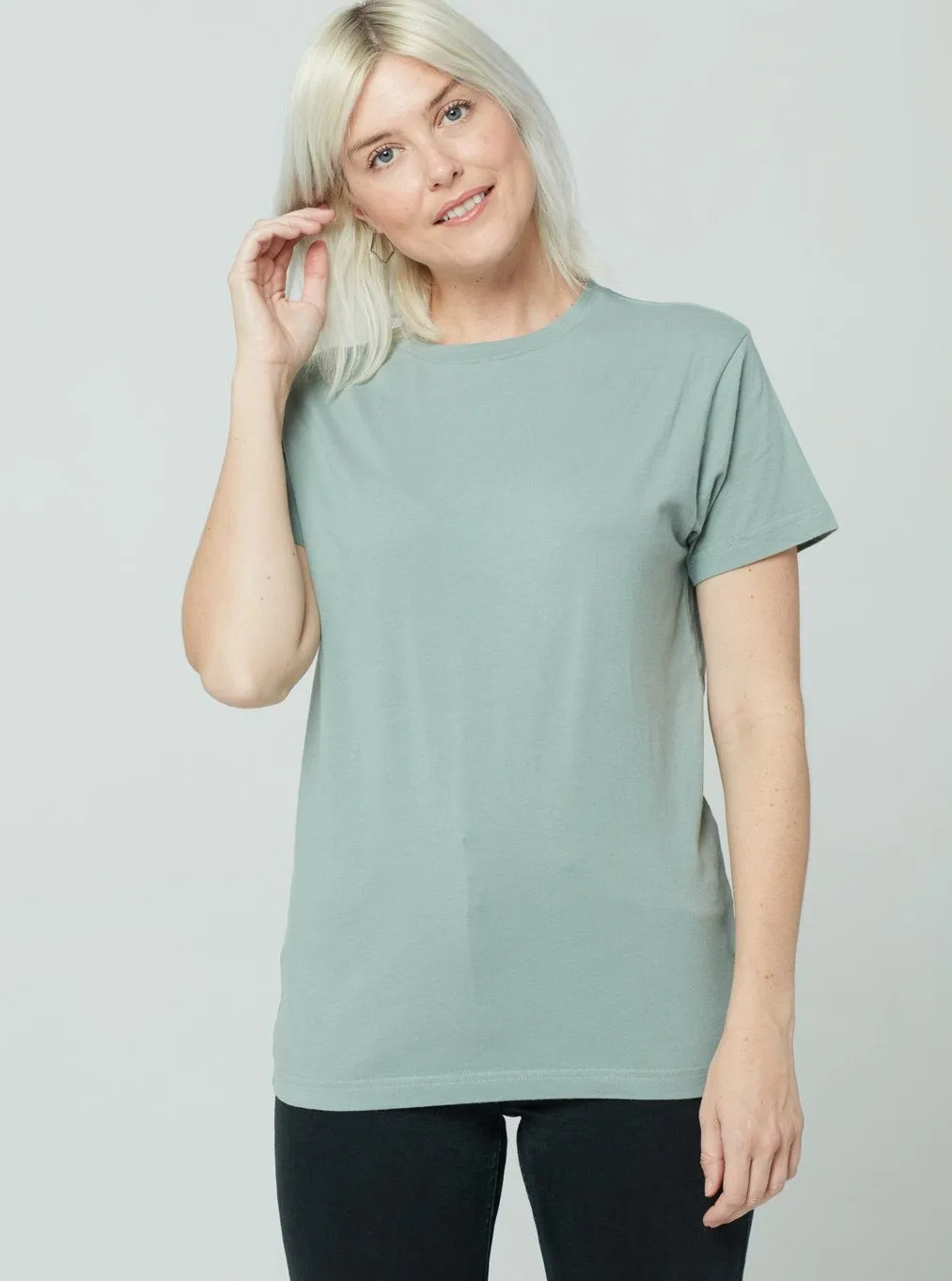 SustainableCertified AntiOdor Fabric Unisex T-Shirt - Sage