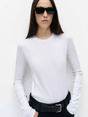 High Density Cotton MultiPly Fabric Cotton Blend Crewneck T-shirt
