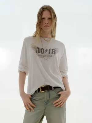 Bold Statement Long Sleeves Printed T-shirt