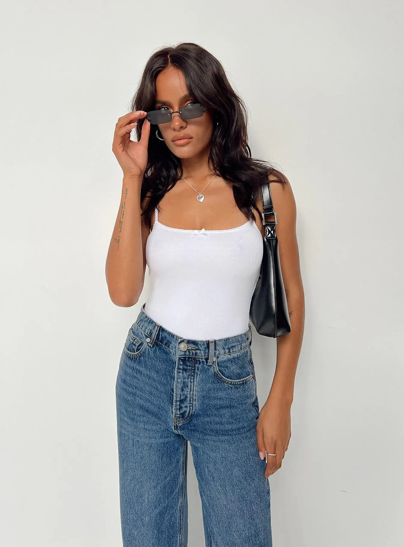 Fancy Chic Cressa Bodysuit White