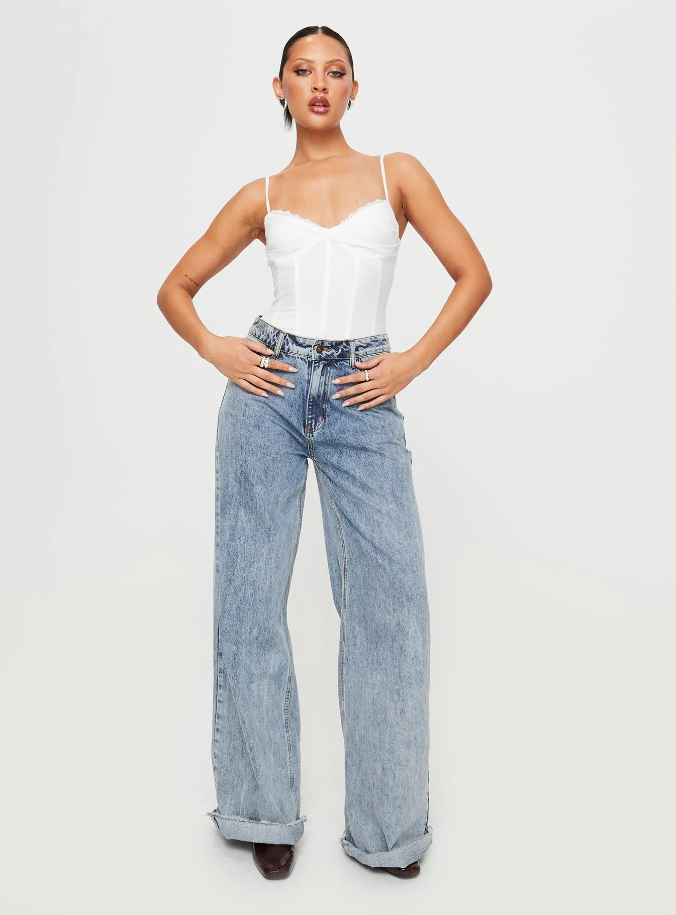 Karisha Bodysuit White Premium Training Relaxed Slim