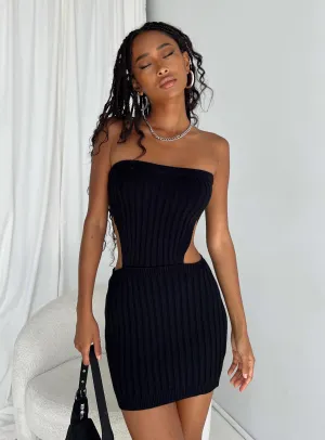 Snag Free Olia Mini Dress Black
