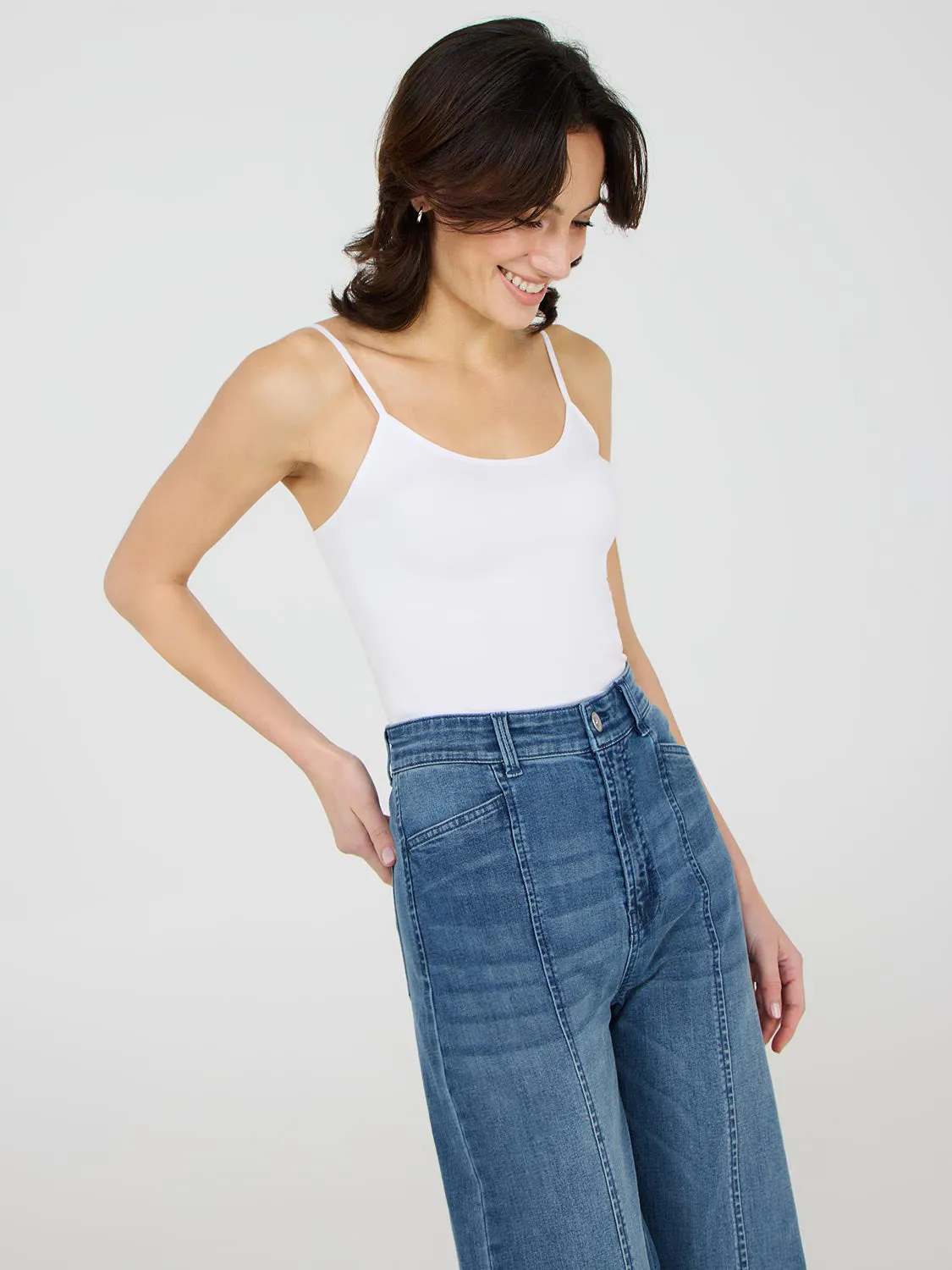 Minimal Mood Scoop Neck Seamless Tank Top