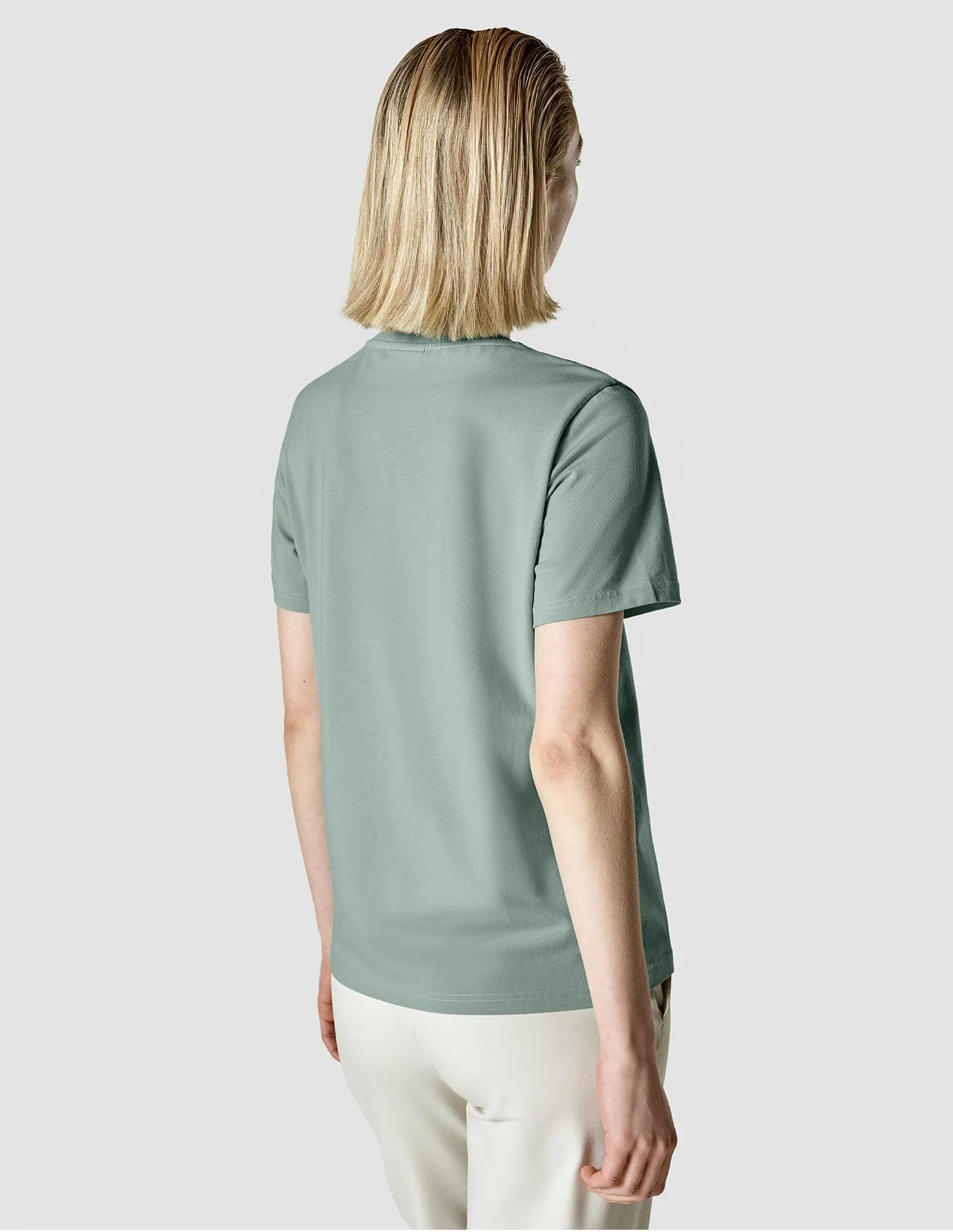 AntibacterialMaterial Supima T-shirt Calm Green