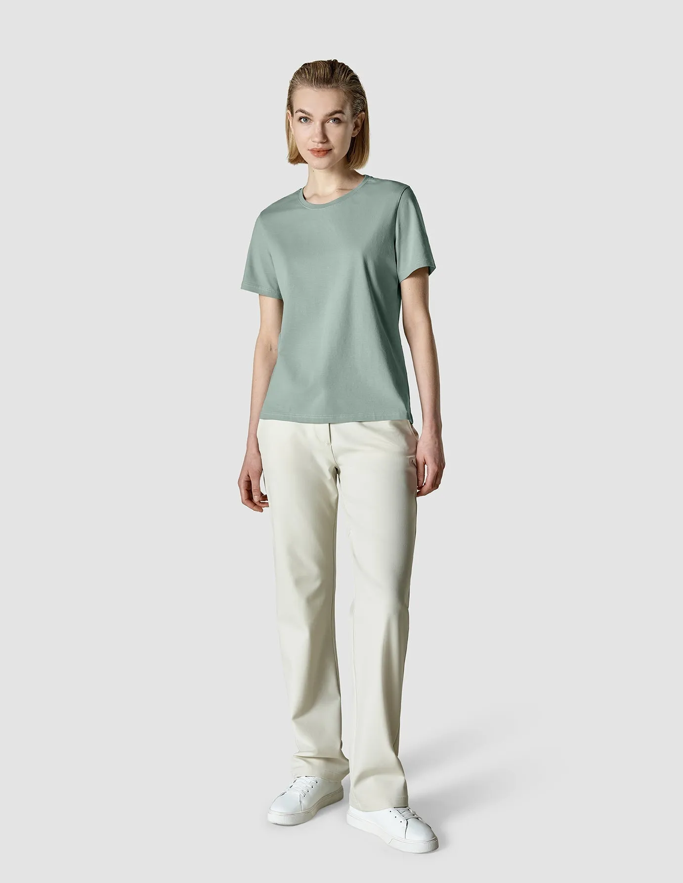 WrinkleResistantFabric Supima T-shirt Calm Green
