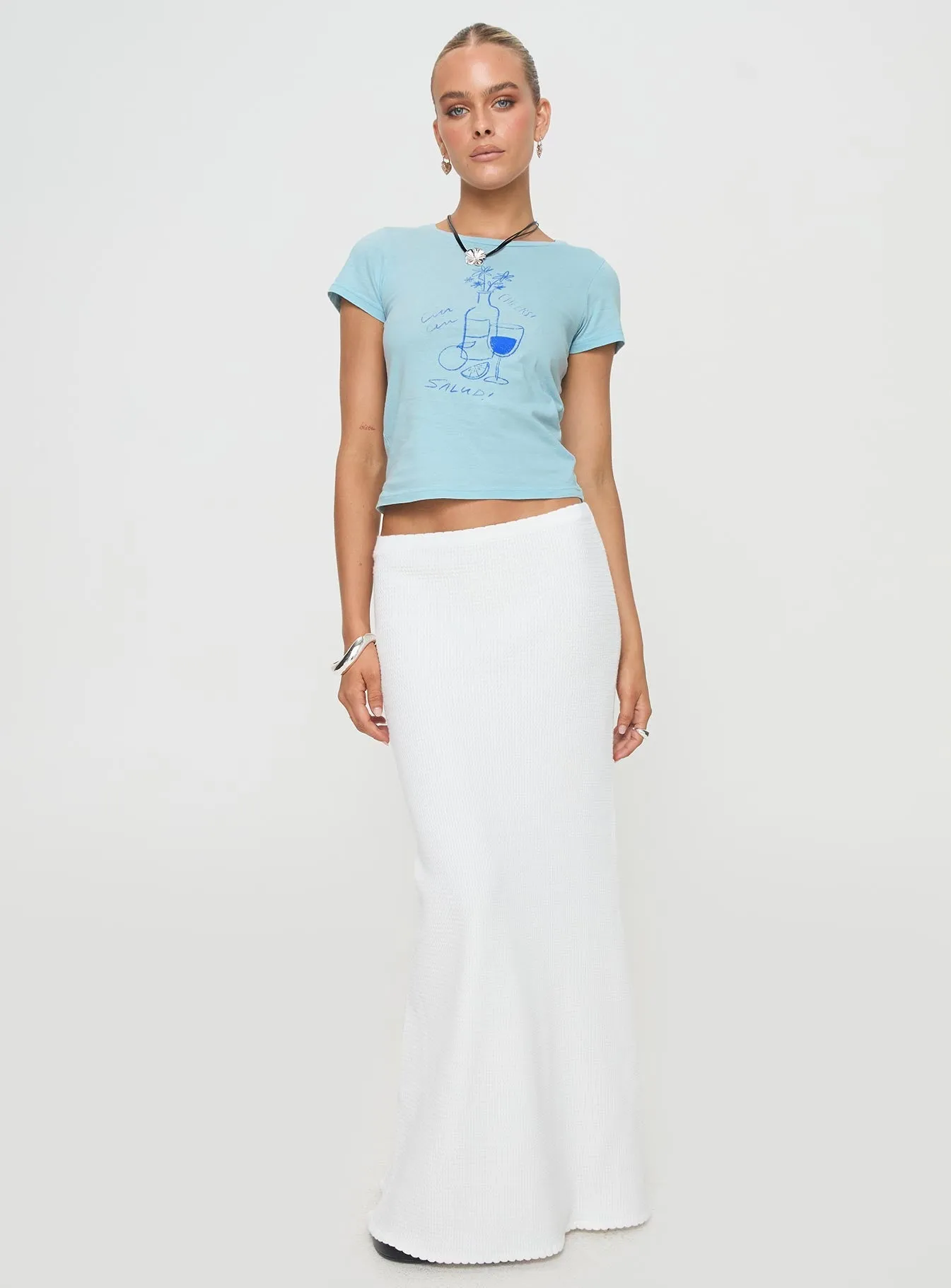 Cheers To You Tee Blue Trendy Vibes