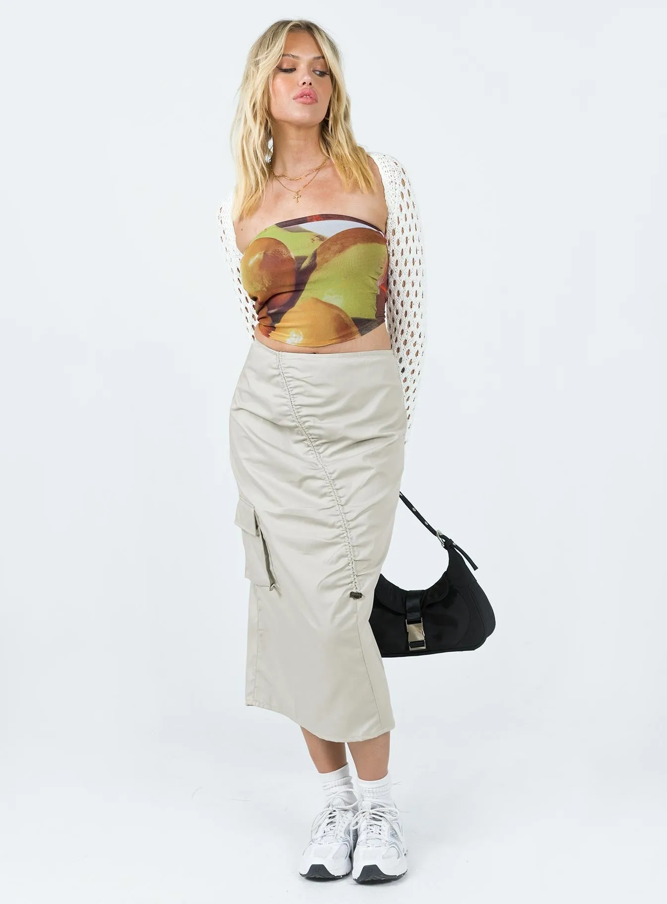 Motel Peggy Top Multi Anti Static Cloth Blend OrganicCotton