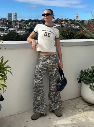 Sweetness Low Rise Straight Leg Jeans Digital Camo Gym Ready Slim Teen Outfit Sustainable Denim Production