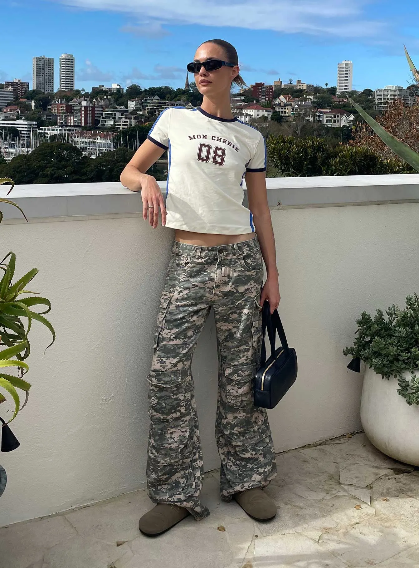 Sweetness Low Rise Straight Leg Jeans Digital Camo Gym Ready Slim Teen Outfit Sustainable Denim Production