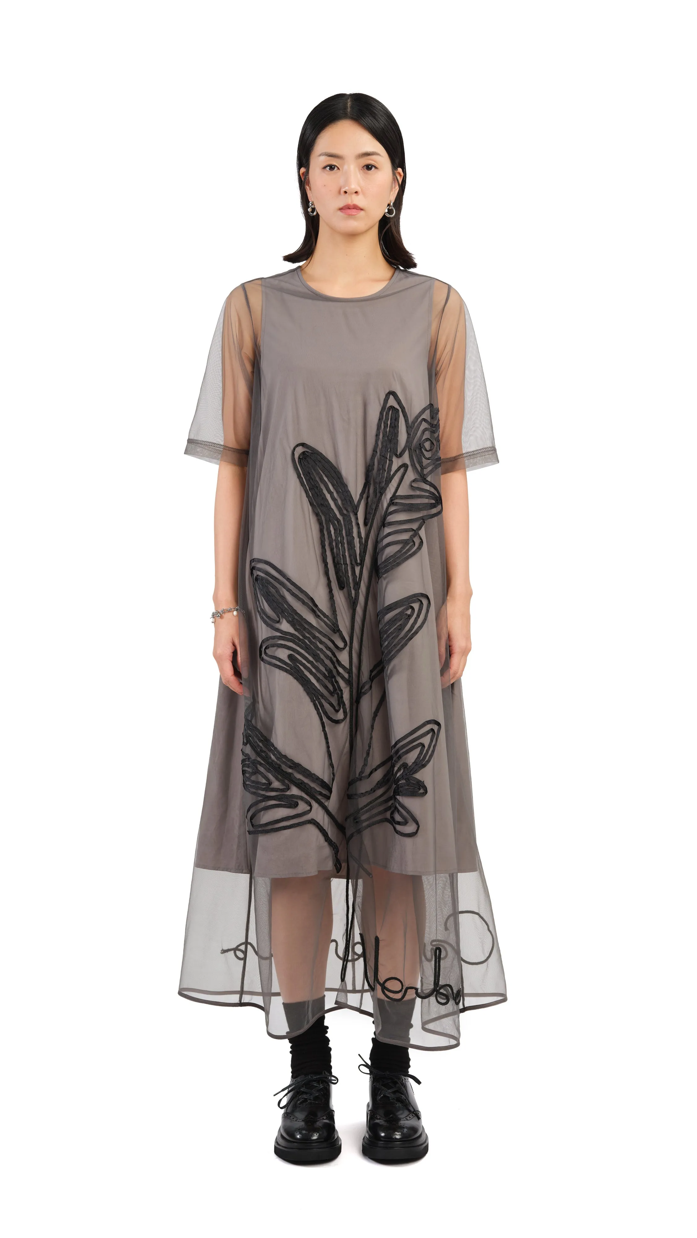 PreShrunkFabric Wool Fit Embroidery Dress