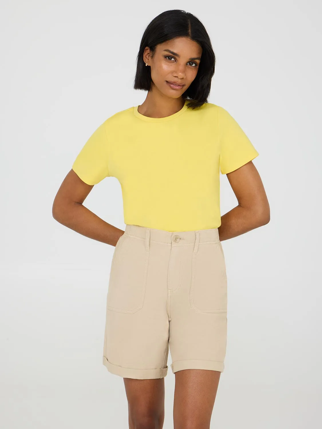 Mini Ribbed T-Shirt AbrasionResistantFabric