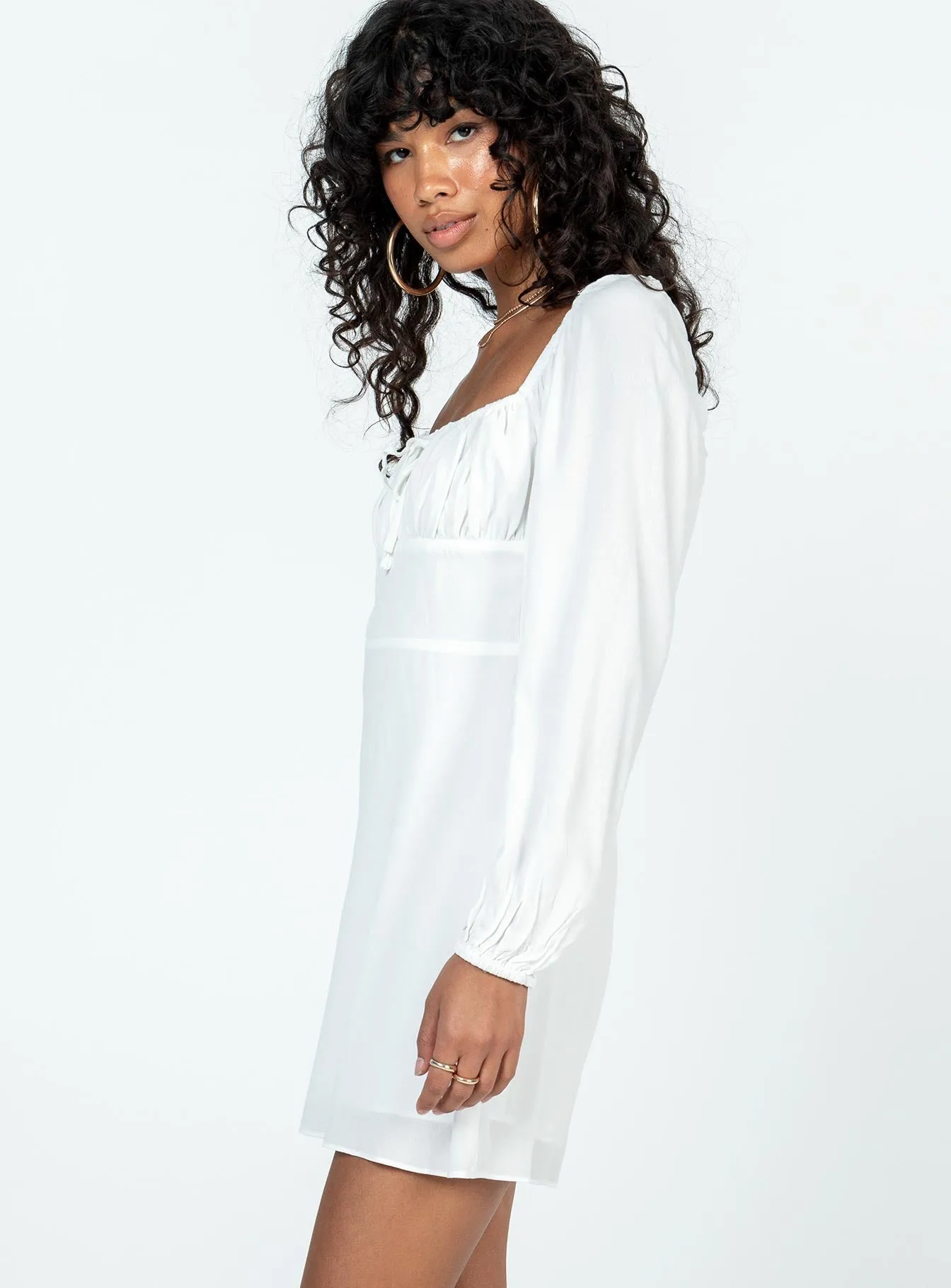 Elvira Mini Dress White Beat Star